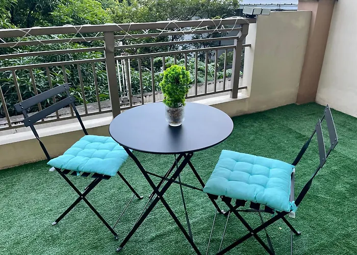 Two Bedroom With Huge Balcony Fully Furnished 70 Sqm Pasig Apartment