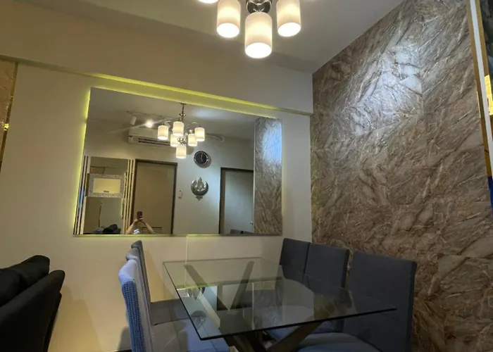 Two Bedroom With Huge Balcony Fully Furnished 70 Sqm Pasig Apartment *