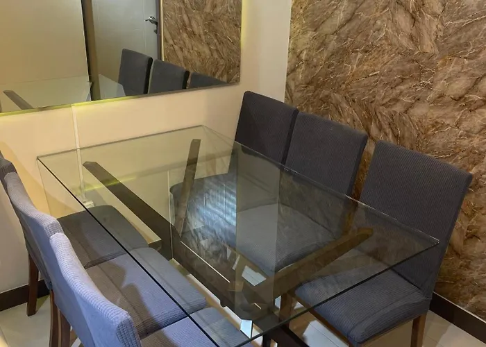 Two Bedroom With Huge Balcony Fully Furnished 70 Sqm Pasig Apartment Manila