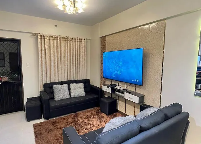 Two Bedroom With Huge Balcony Fully Furnished 70 Sqm Pasig Manila